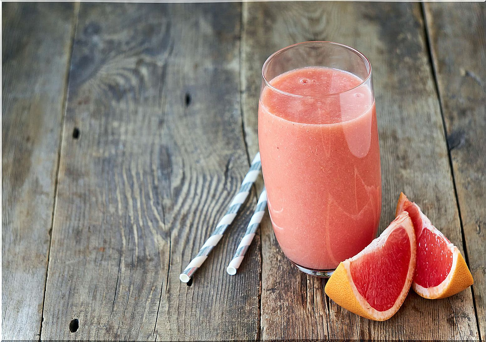 Grapefruit and cactus smoothie