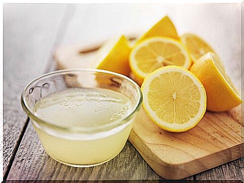 lemon juice and lemons