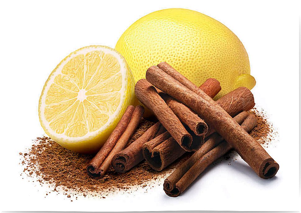 Cinnamon and lemon