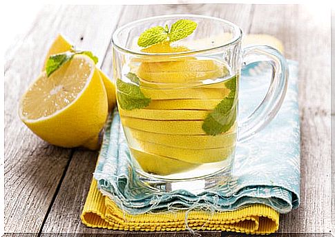 Drink warm water with lemon for constipation