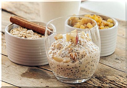 chia and oatmeal