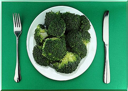 Steamed broccoli