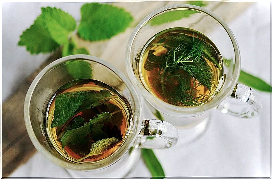 mint and anise to relieve flatulence