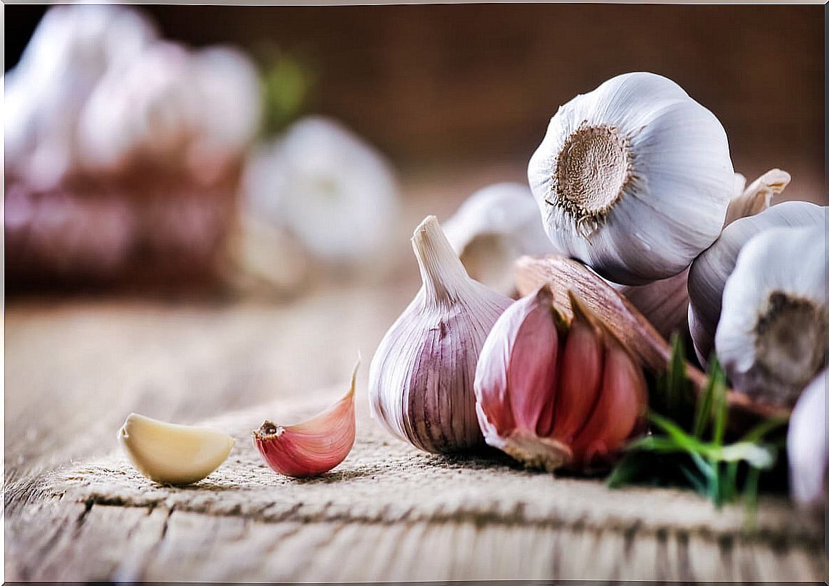 Garlic is a food that causes bad breath