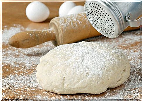 dough with flours