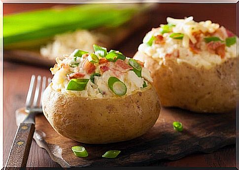 stuffed baked potatoes