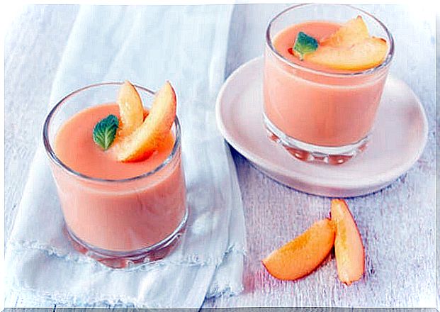 Peach dessert