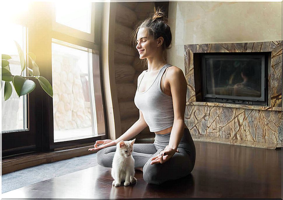 Practice yoga at home