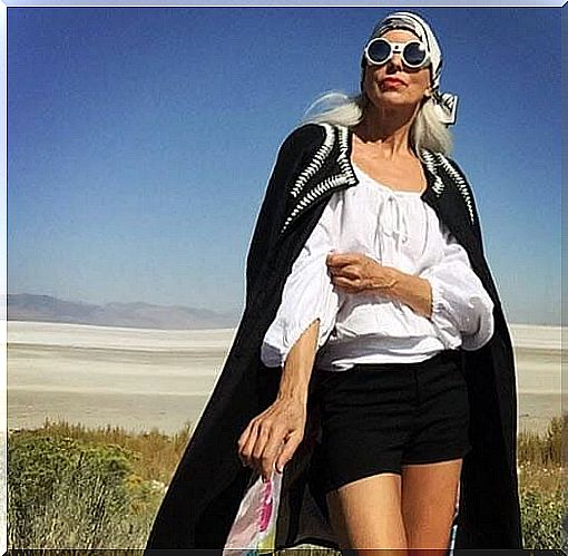 Yazemeenah Rossi, 60-year-old French model